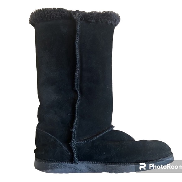 🔥☄️🔥Faux fur lined boots! Black Size 9 🔥🔥 - Picture 3 of 7